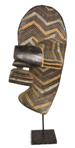 Male Mask - Wood - Kifwebe - Songye - Congo DRC