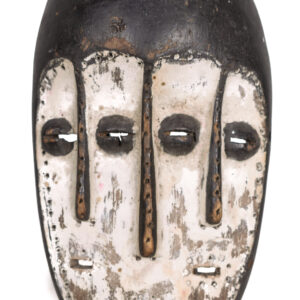 Triple faces mask - Wood - Lega / Lengola - DR CongoTriple faces mask - Wood - Lega / Lengola - DR Congo