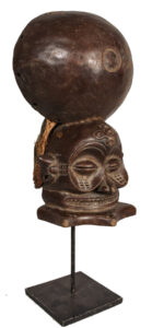 Chihongo Mask - Raphia, Rope - Chokwe - DR Congo