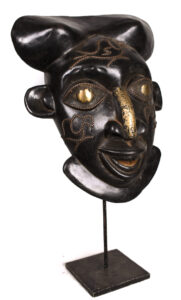 Helmet mask - Copper, Wood - Bamoun - Grassland of Cameroun