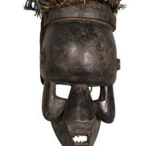 Initiation mask - Feathers, Wood - Salampasu - Congo