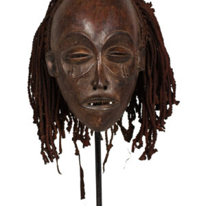 Mask - Wood, Rope - Mwana Pwo - Chokwe - Angola