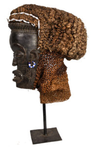 Face Mask - Beads, Wood, Rope - Chokwe - Angola