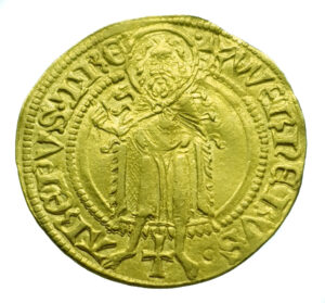 Germany, Trier Goldgulden 1388-1418 Werner van Falkenstein