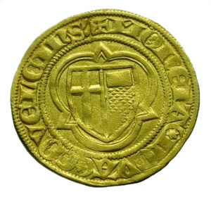 Germany, Trier Goldgulden 1388-1418 Werner von Falkenstein - Gold