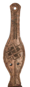 Ikul prestige knife - Copper, Wood - Kuba - Congo DRC