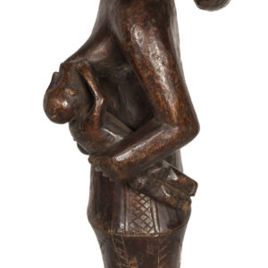 Maternity figure - Beads, Wood - Ovimbundu - Congo