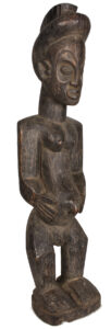 Ancestor figure - Wood - Chokwe - Congo