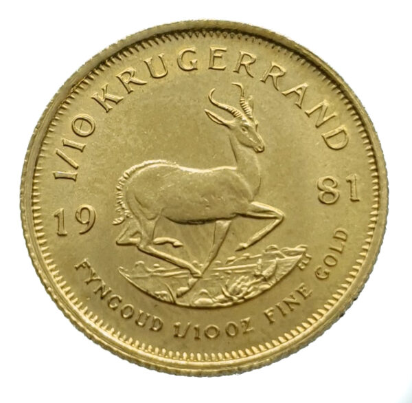 South-Africa 1/10 Krugerrand 1981 1/10 Oz. - Gold UNC