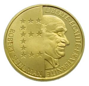France 10 Francs 1986 Robert Schuman - Gold Proof
