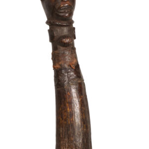 Ceremonial Broom - Straw, Wood - Yombe - DR Congo