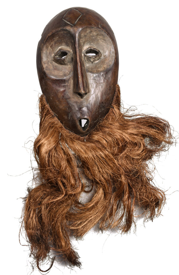 Bwami mask - Raphia, Wood - Lega - Congo
