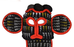 Elephant Mask - Beads, Fabric - Bamileke - Cameroon