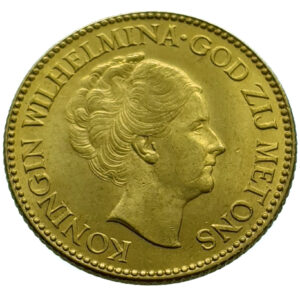Nederland 10 Gulden 1926 Wilhelmina - Gold UNC (Uncirculated)