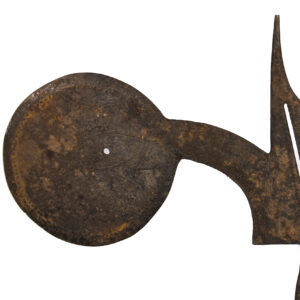 Sword / Currency - Copper, Wood - Ngombe - Congo