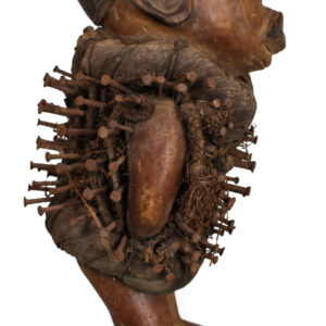 Nkisi Figure - Nail, Wood - Yombe - Congo