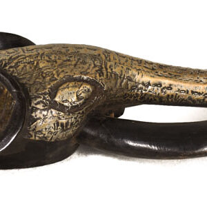 Elephant Mask - Wood, Metal - Bamileke - Cameroon