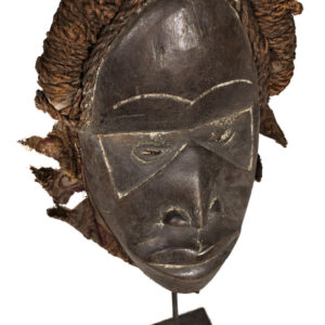 Mask - Wood, Textile - Dan - Ivory Coast