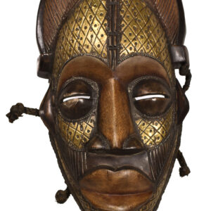 Mask - Wood, Metal - Tikar - Cameroon