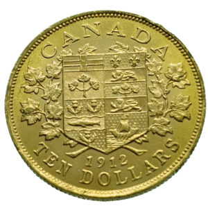 Canada 10 Dollars 1912 George V - Gold Extremely Fine