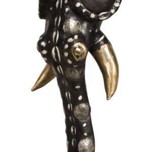 Elephant Mask - Cauris, Wood, Coins - Bamileke - Cameroon