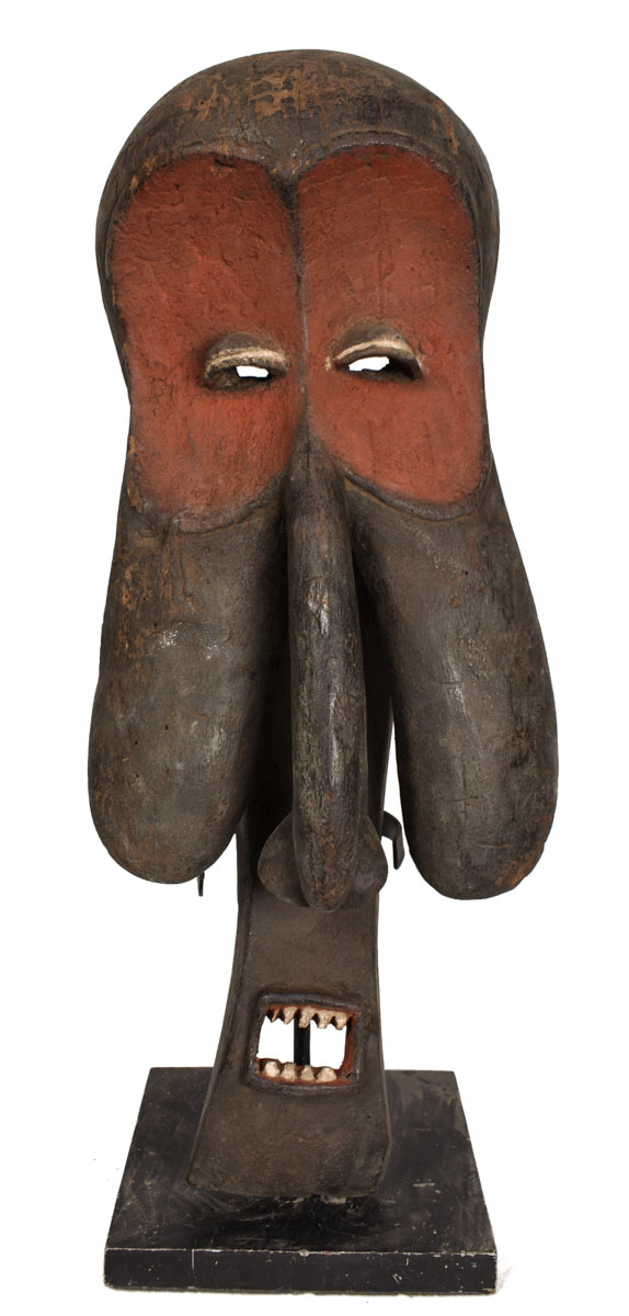 Kakungu Mask - Wood - Suku - DR Congo