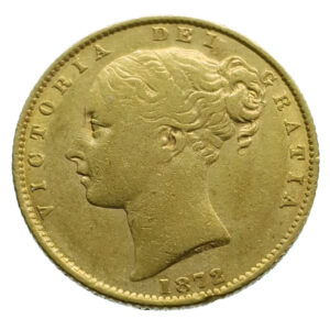United Kingdom Sovereign 1872 Victoria - Shield - Gold Very Fine+