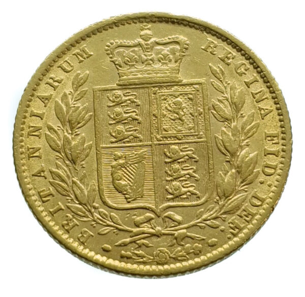 United Kingdom Sovereign 1872 Victoria - Shield - Gold Very Fine+