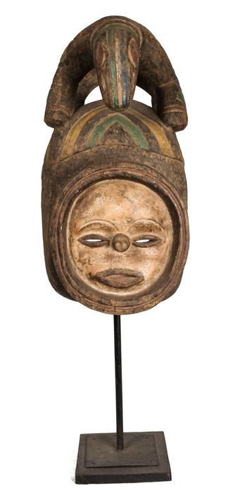 Helmet Mask - Wood - Suku - Congo