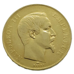 France 50 Francs 1857-A Napoleon III - Gold Very Fine+