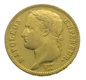 France 40 Francs 1813-A Napoleon - Gold Very Fine+
