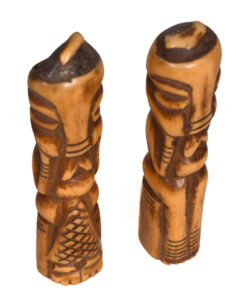 Ritual ancestor (2) - Bone - Bamileke - Cameroon