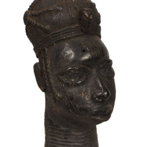 Head of a Queen - Bronze - In the style of Edo / IFE - Benin