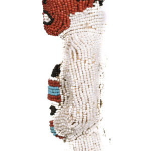 Figure - Beads, Wood - Bamileke - Grassland of Cameroun