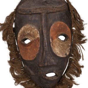 Mask - Raphia, Wood - Bembe - Congo
