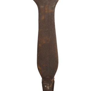 Ngala double sided sword / Currency - Copper, Wood - Ngombe - Congo