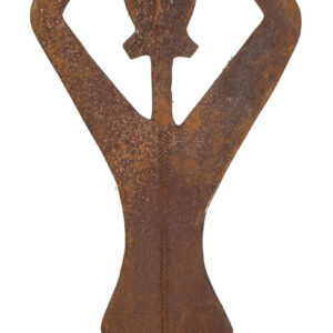 Figurative sword / Currency - Copper, Wood - - Congo