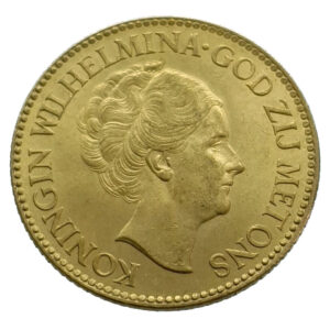 Nederland 10 Gulden 1932 Wilhelmina - Gold UNC (Uncirculated)