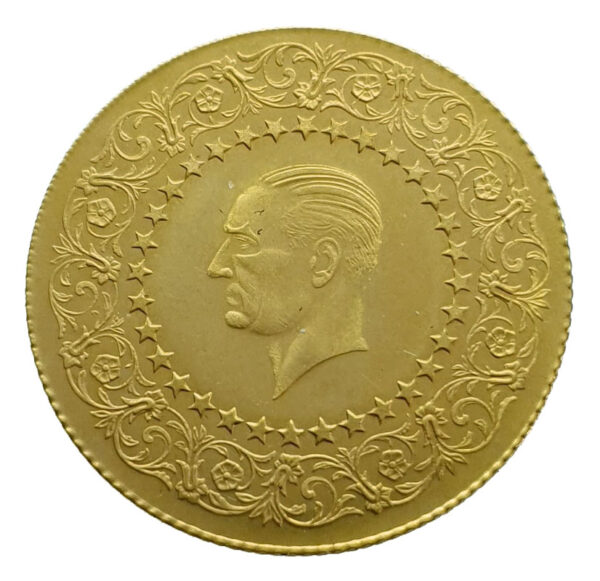 Turkey 100 Kurus 1966 Kemal Atatürk - Gold UNC (Uncirculated)