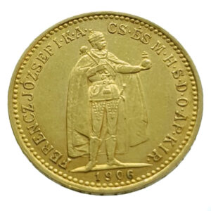 Hungary 10 Korona 1906 Franz Joseph I - Gold Extremely Fine