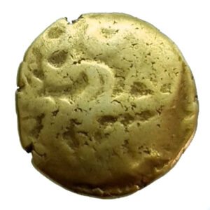 Celtic Gallo-Belgic AV Stater c.50-55 BC AMBIANI - Gold Very Fine+