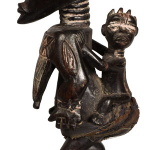 Maternity figure - Wood - Lu Me - Dan - Ivory Coast