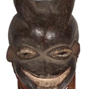 Crest Mask - Cloth, Wood - Oku - Grassland of Cameroun