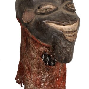 Crest Mask - Cloth, Wood - Oku - Grassland of Cameroun