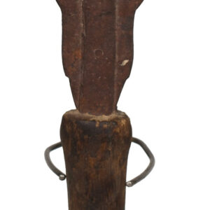 Knife - Black iron, Wood - Konda mongo - DR Congo