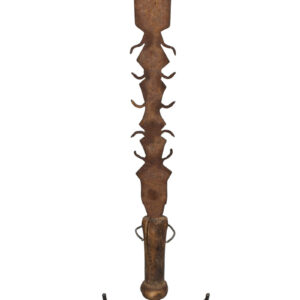 Knife - Black iron, Wood - Konda mongo - DR Congo
