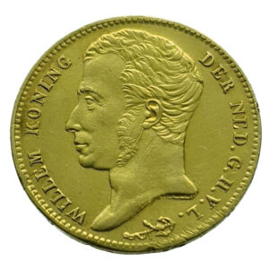 Nederland 10 Gulden 1824-B Willem I - Gold