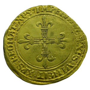 France Ecu D`Or au soleil 1498 Bourges - Louis XII