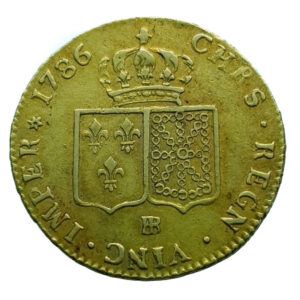 France 2 Louis d`Or 1786-BB Strasbourg - Louis XVI - Gold