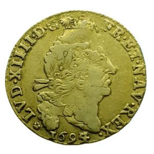 France Louis d`or aux 4L 1694-M Toulouse - Louis XIV - Gold